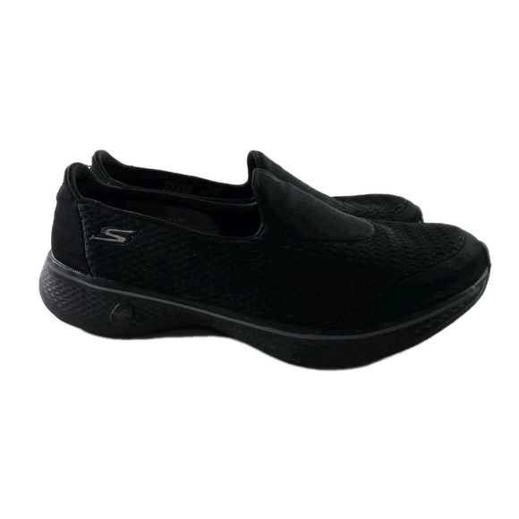 Skechers Women’s Gowalk 4 Shoes Size 9 Max Slip On Walking Black 14148 - Picture 1 of 7